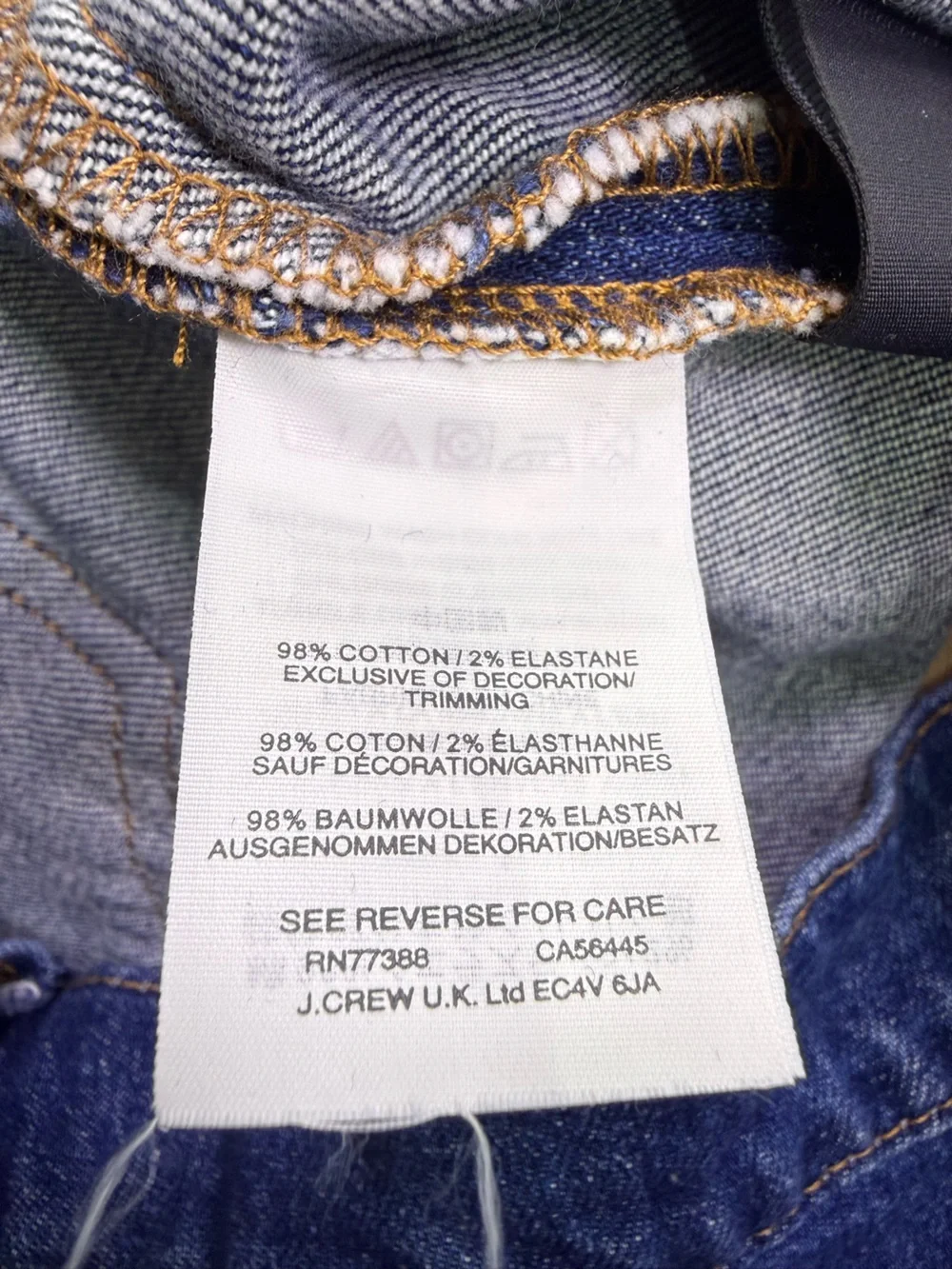 Madewell Stretch Denim Straight Mini Skirt: Step-Hem Edition Size 31